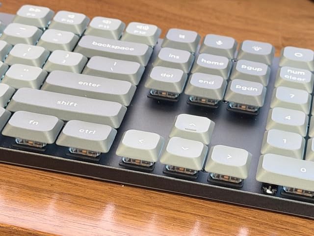 Keychron K5 Max Ultra-Slim Wireless Custom Mechanical Keyboard, QMK/VIA Programmable 3-Mode Bluetooth/2.4 GHz/Wired with RGB Backlight Low Profile Gateron Brown Switch, PBT Keycaps for Mac Win Linux customer photo 2