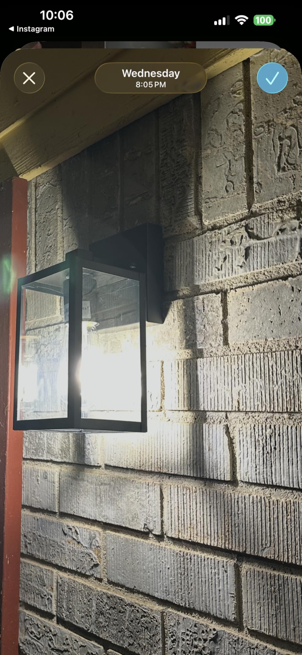 WIHTU Exterior Lighting Fixture Wall Mount, Outdoor Porch Light Wall Sconce | 10.65 inch, Anti-Rust Metal Frame, Tempered Glass, E26 Base, Waterproof, Wall Lantern for House, Patio, Garage, Entryway customer photo 1