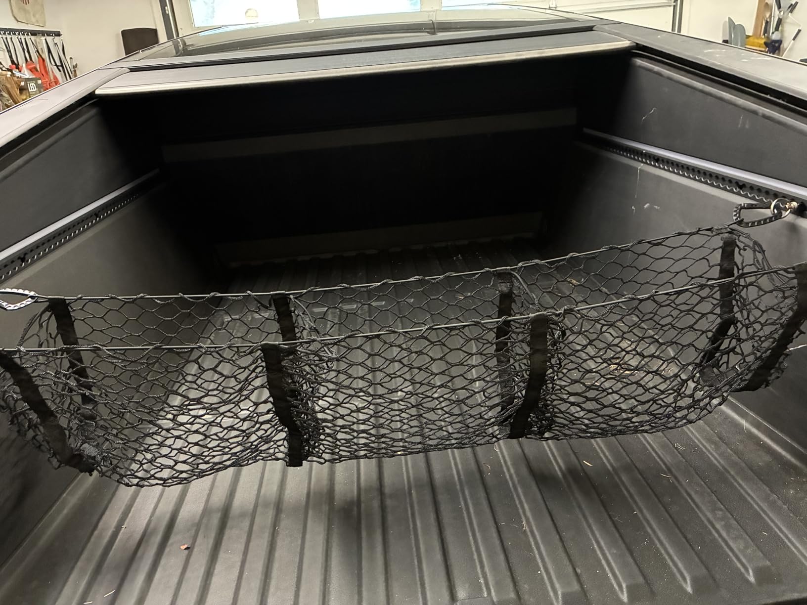 BestEvMod Cargo Mesh Net for 2024-2026 Tesla Cybertruck (3 Pocket) customer photo 1