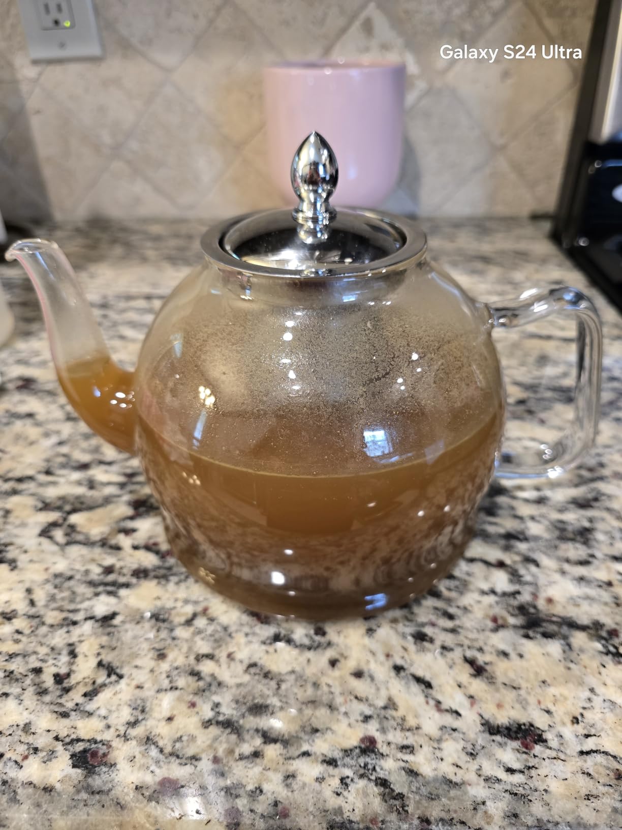 HIWARE 1500ml Glass Teapot with Removable Infuser, Stovetop Safe Tea Kettle, Blooming and Loose Leaf Tea Maker Set customer photo 1