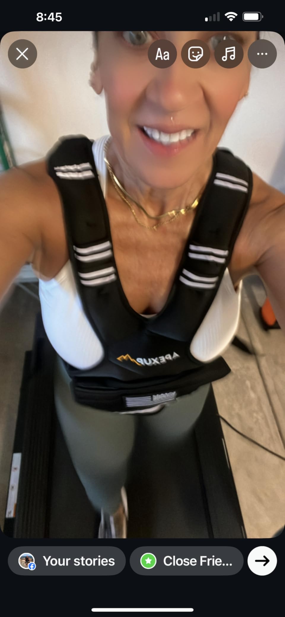 APEXUP Adjustable Weighted Vest, 4-10lb/12-18lb/20-32lb Vest with 6 Ironsand Weights and Large Pocket, Weight Vest for Men Women Strength Training, Running, Walking customer photo 1