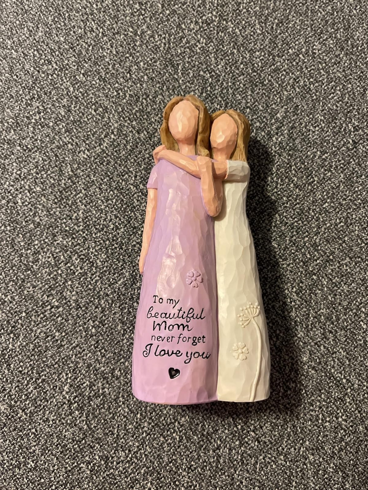 Mom Birthday Gifts from Daughter,Gifts for Mom Hand-Painted Figurines | Birthday Gifts for Mom,Mother of The Bride Gift,Christmas Mothers Day,Mother Daughter Statue customer photo 2