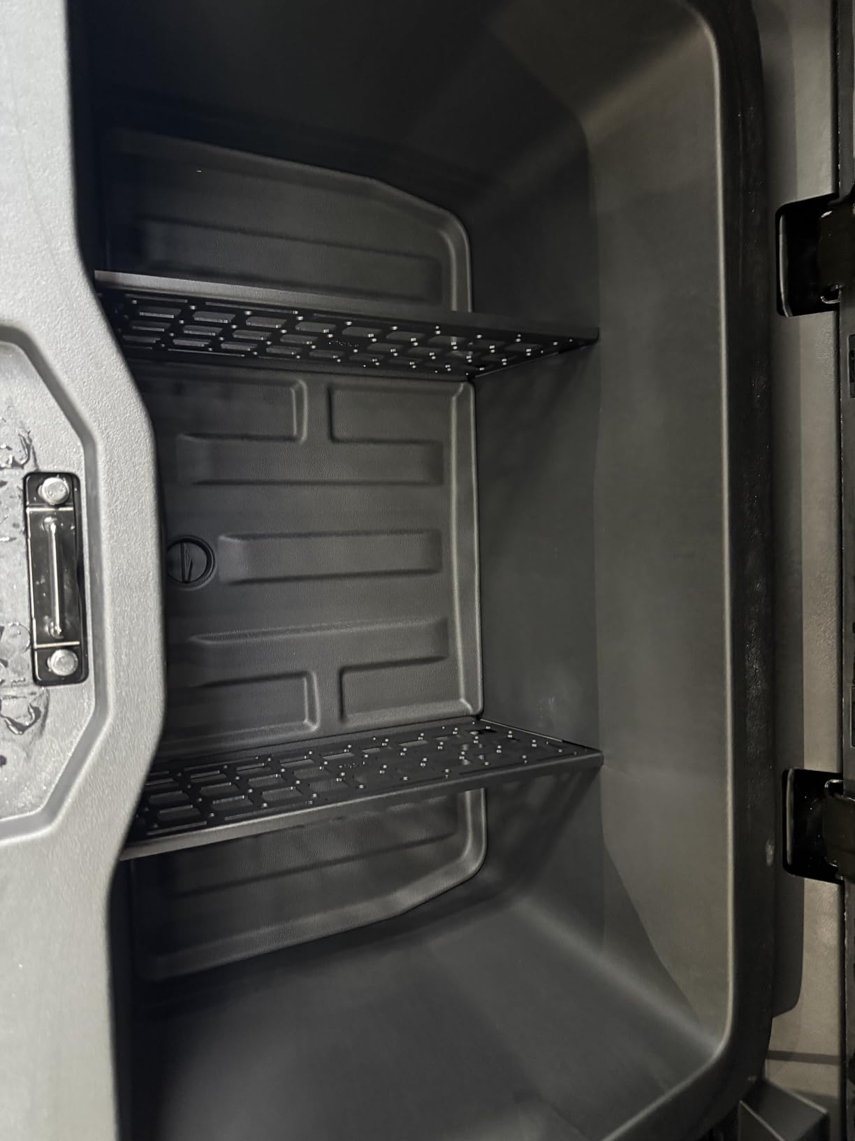 JOYTUTUS Steel Gear Locker Dividers Compatible with Cybertruck 2026 2025 2024 2023 Sub Trunk Dividers Organizers Trunk Lower Bed Storage Molle Panel Dividers Cybertruck Accessories customer photo 1