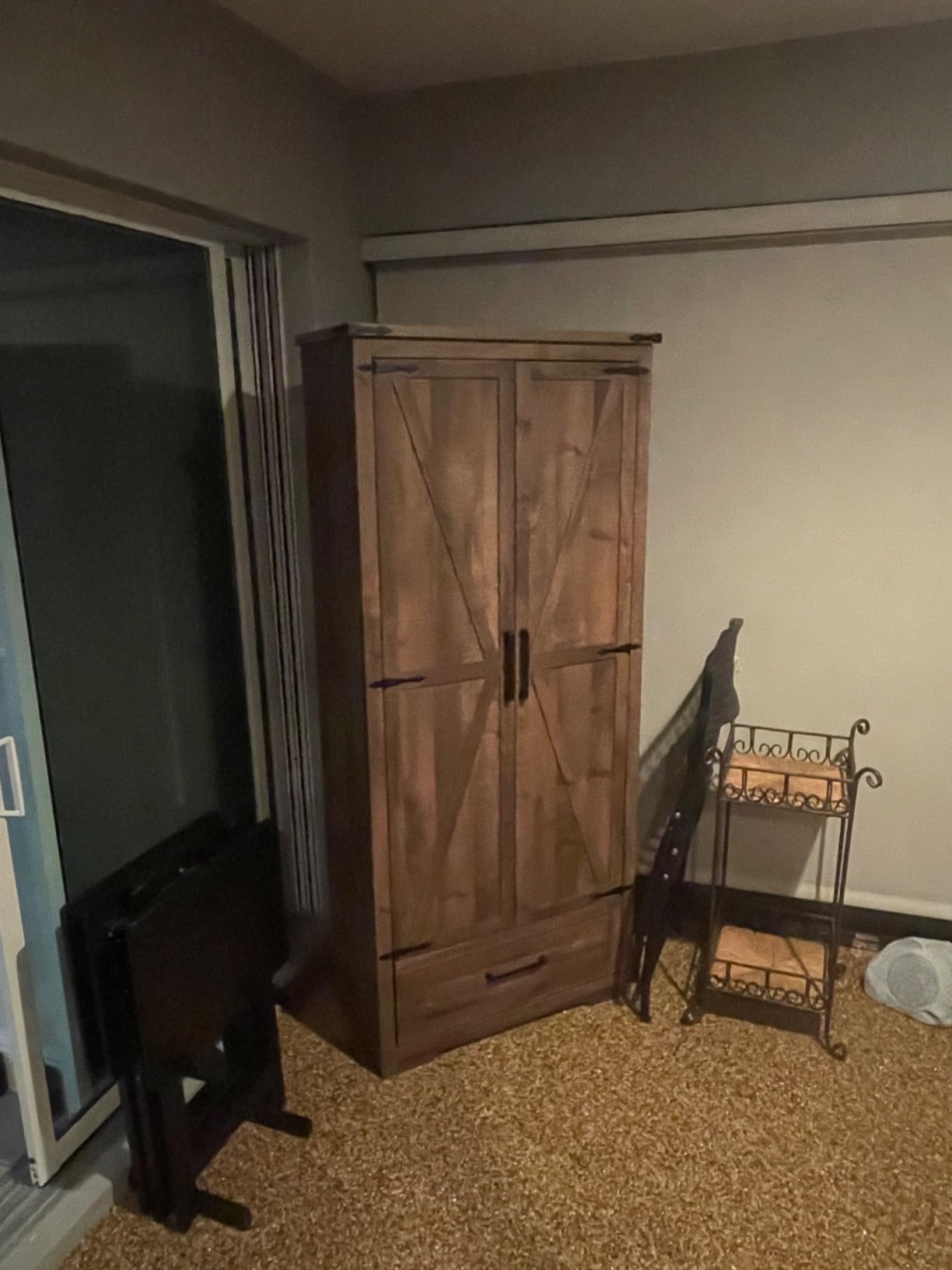 JXQTLINGMU Farmhouse Kitchen Pantry Cabinet - 72