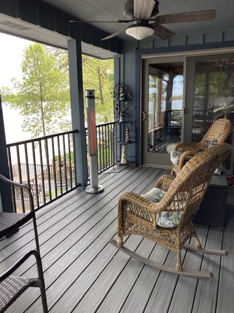 SereneLife Outdoor Electric Patio Heater - 1500W High-Efficiency Infrared Heating, Remote Control Standing Heater with Aluminum Reflector, Waterproof Design, IP65 Approved, Quiet Operation customer photo 2