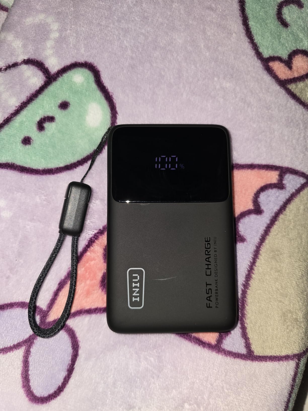INIU Power Bank, Compact 10000mAh 45W PD Fast Charging Portable Charger | Detachable USB-C Cable, Stand, Flight-Safe, Travel, Flashlight, Battery Pack for iPhone 17 16, Samsung S26, iPad etc customer photo 1