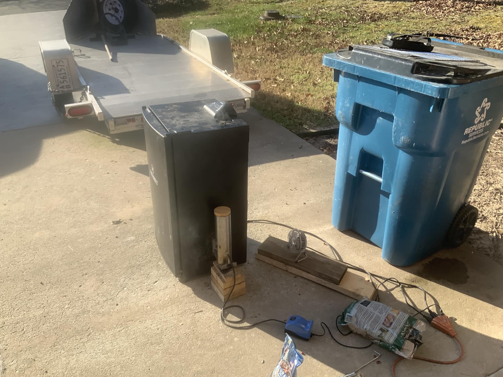 Smoke Generator, Hot and Cold Smoke Generator with Lid & Air Pump, Portable Electric Smoker Grill, Stainless Steel Pellet Smoker Tube, BBQ Premium Smoking Accessories for Smoking Meats and Vegetables customer photo 2