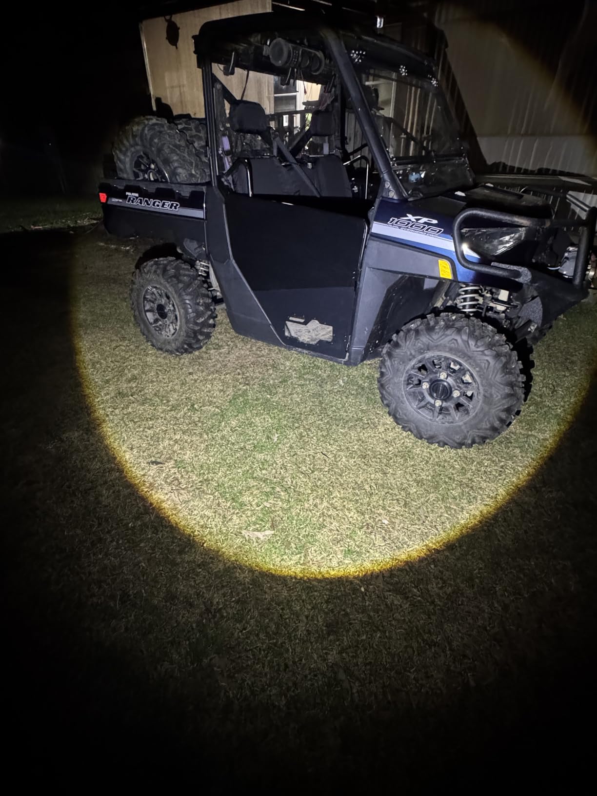 StarknightMT Aluminum Lower Doors Compatible with Polaris Ranger XP 1000 | Fits 2-Door 2018-2026 Ranger XP 1000, Ranger 1000 2020-2026; Lock-Latch; with PC Window; Metal Half Door Panels; Durable customer photo 1