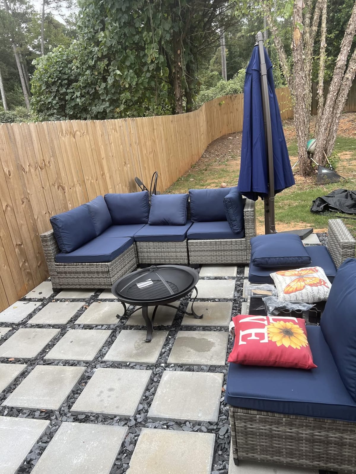 BALEINE Patio Furniture Covers Waterproof, Heavy Duty Outdoor Table Cover | 108