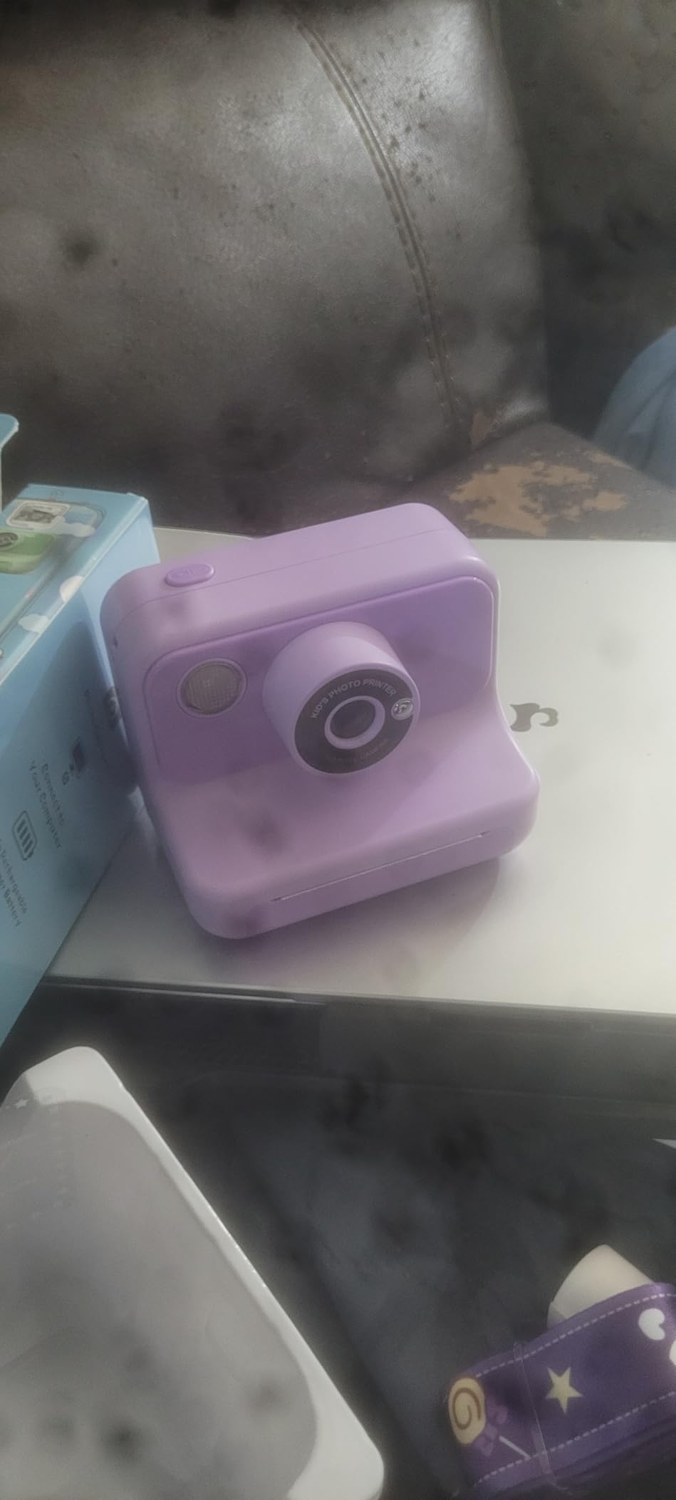 Kids Camera Instant Print, Christmas Birthday Gifts for Girls and Boys, 1080P HD Video Digital Kids Camera with 32G Card, Toddler Camera for 3-12 Years Old, Purple customer photo 1