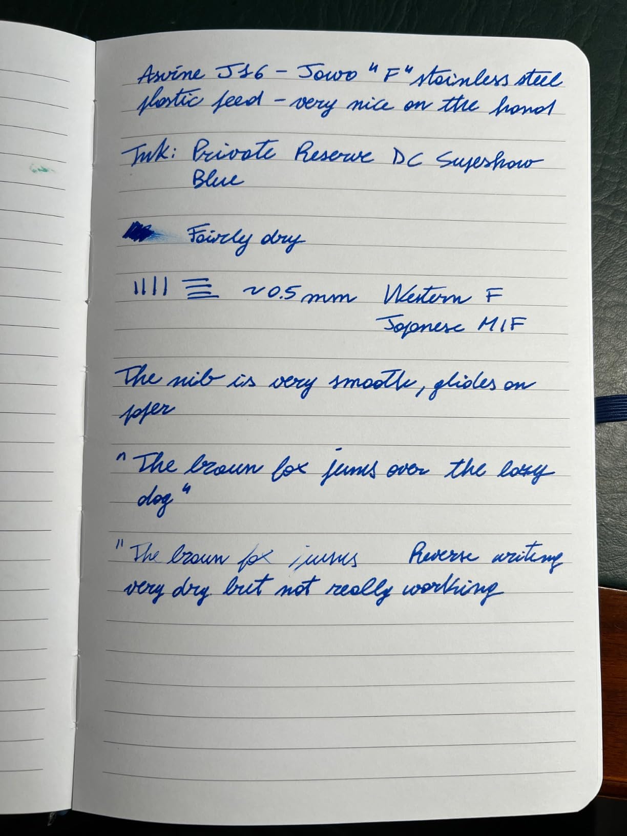 Asvine J16 Solid Titanium Fountain Pen Jowo Fine Nib Piston Filling, Ink Window Design with Wrench and Pen Box customer photo 1