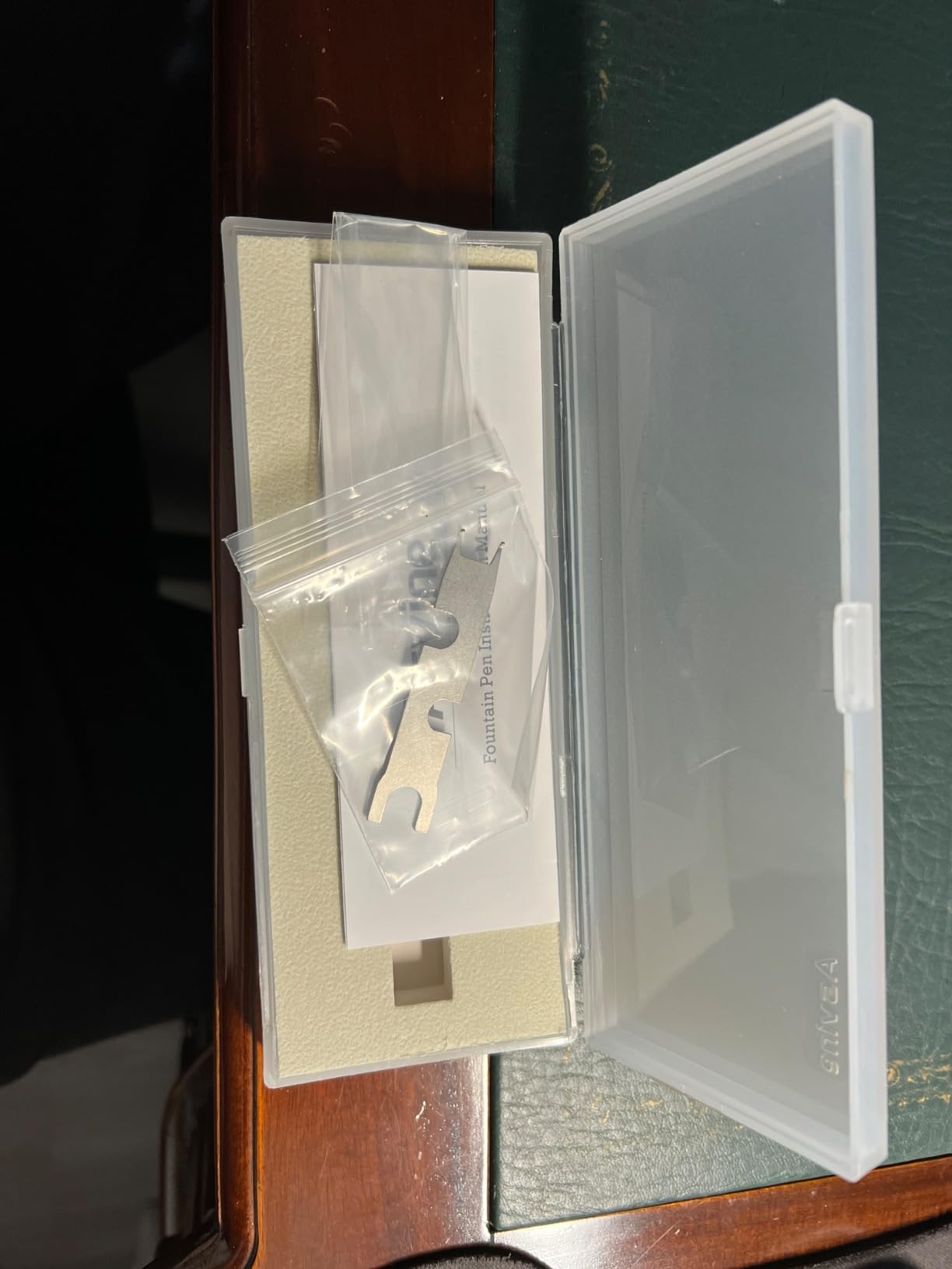 Asvine J16 Solid Titanium Fountain Pen Jowo Fine Nib Piston Filling, Ink Window Design with Wrench and Pen Box customer photo 2