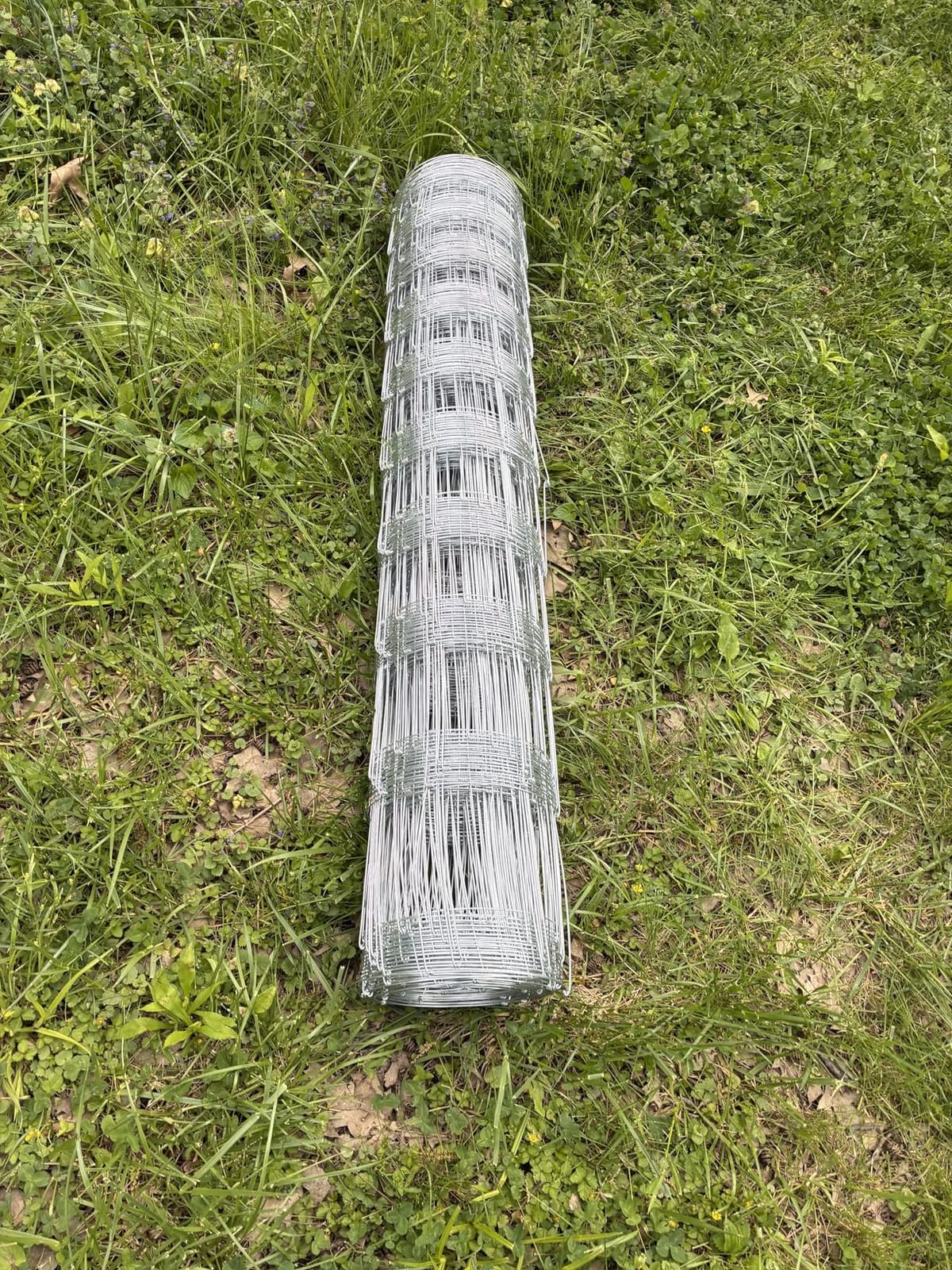 Farm Fence, 4ft x 164ft Galvanized Wire Fencing, Goat, Sheep & Deer, Durable Chain Link Fence, Heavy Zinc Coating Wire Used to Hog Goat Fencing for Yard Garden and Field customer photo 2