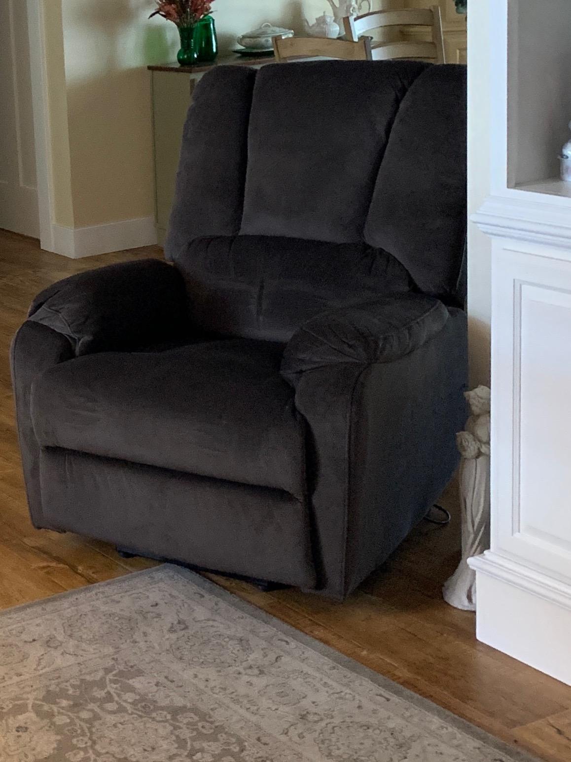 CANMOV Power Lift Recliner Chair for Elderly, Big and Tall Electric Recliner Chair with Massage and Heating, Dual Motor Heavy Duty Lift Recliner with USB Port, Cup Holders, Pockets, Grey customer photo 2