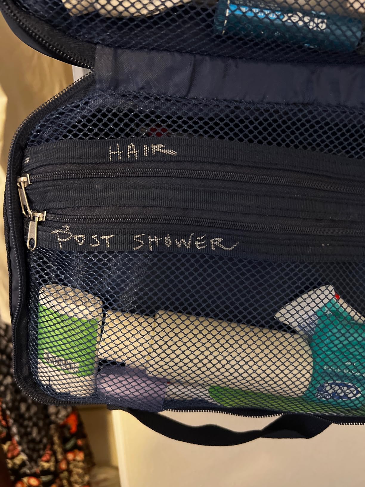 Osprey Daylite Hanging Toiletry Kit, Blue | travel organizer, packing cube, toiletry bag, carry on accessory, Blue color customer photo 1