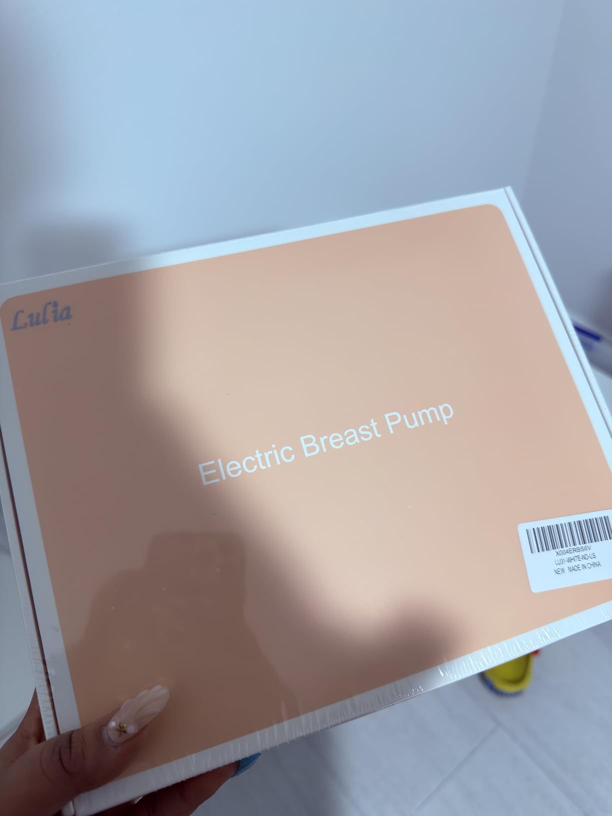 Lulia Double Electric Breast Pump, 4 Modes & 9 Levels Portable Breast Pumps | Low Noise, Anti-Backflow & LED Display, BPA Free, Breastfeeding Pump with 24mm Flange customer photo 1