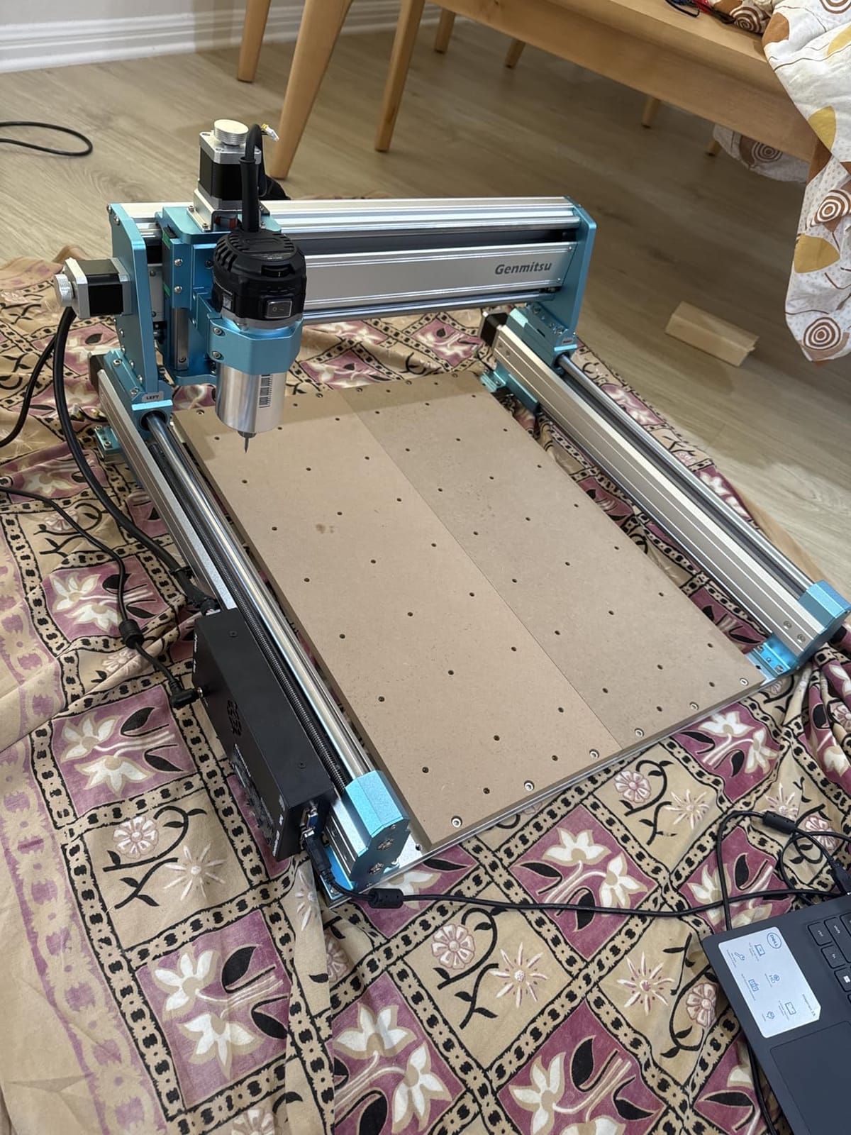 Genmitsu CNC Router Machine 4040-PRO MAX with 710W Trimmer CNC Router & Linear Rail Driven, 3 Axis Engraving Machine for Wood Metal Acrylic Cutting Milling, GRBL Control, Work Area 410 x 405 x 77mm customer photo 1