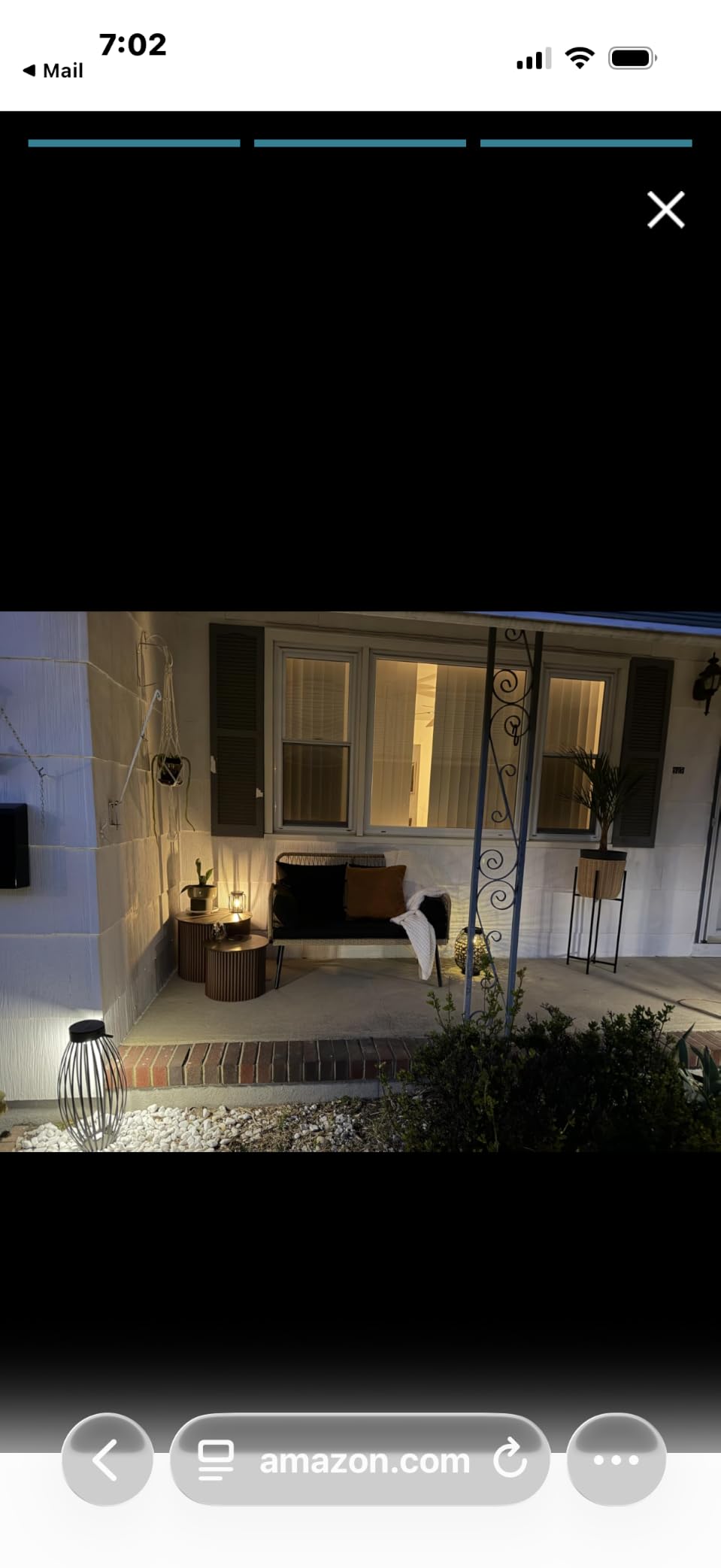 Solar Hanging Lanterns Outdoor Waterproof: 4 Pack Metal Solar-Powered Lights with Hook, Bright Warm Lantern Decor for Outside, Classic Outdoor Lighting for Yard Garden Patio Porch Balcony Decorations customer photo 2
