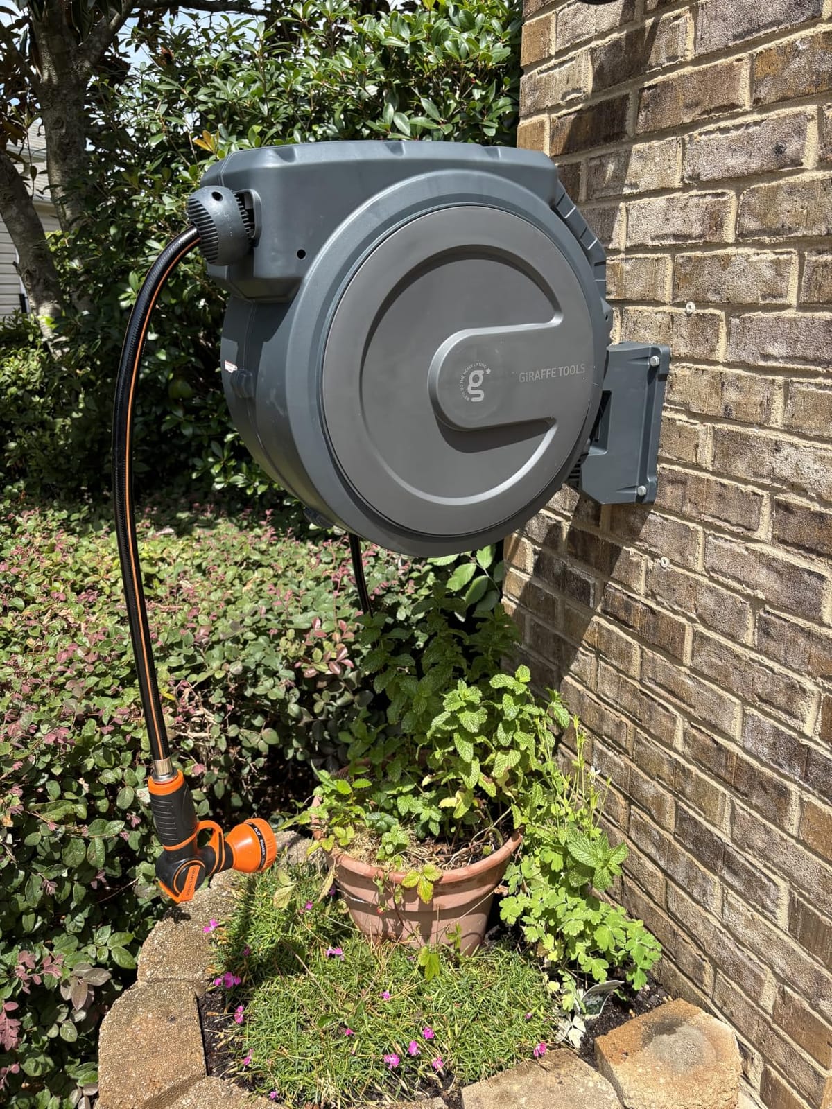 Giraffe Tools Retractable Garden Hose Reel 5/8
