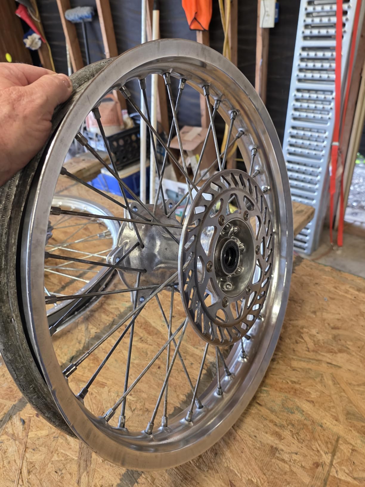 Motorcycle Wheel Balancer for Static and Dynamic Balancing | Tire Balancing Tool with Truing Pointer for Most Motorcycles，Off-Road Bikes and Sport Bikes customer photo 1