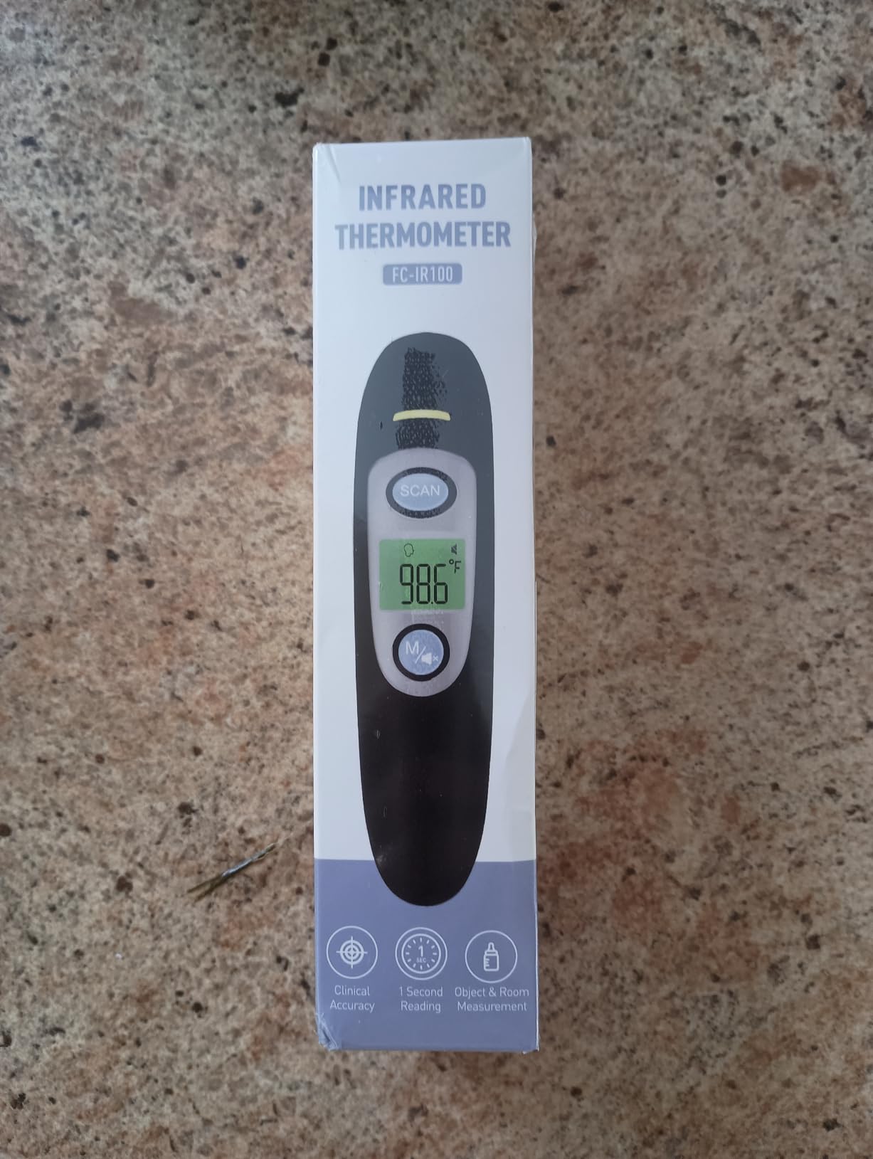 Ear and Forehead Thermometer for Adults & Kids, 1s Accurate Result (Black) | Fever Alarm, 3-Color Backlight LCD Display, Mute Mode, 35 Memory Recalls, Ear/Forehead/Object Mode, ℉/℃ Switchable customer photo 1