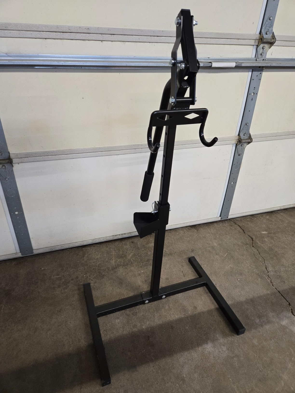 Snowmobile Lever Lift Stand, Fit Most Snowmobile, Support up to 2000 lbs | Snowmobile Jack Track Stand for Yamaha/Polaris etc, w/ Handlebar Cup, Easy Track/Ski/Shock Repair&Garage, Max 33