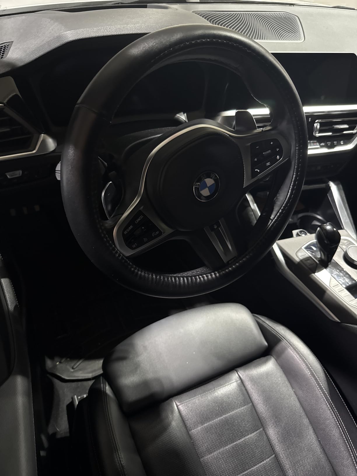 Haokay Heavy Duty Pure Cowhide Steering Wheel Cover, Genuine Leather Steering Cover with 15 Inches Universal Fit customer photo 1