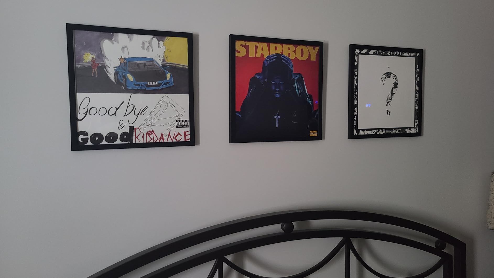 upsimples Vinyl Record Frame 12.5x12.5, Wall Display 4 Pack, Black | For 12inch Album Cover, Gallery Wall Decor, For Record Collector customer photo 2