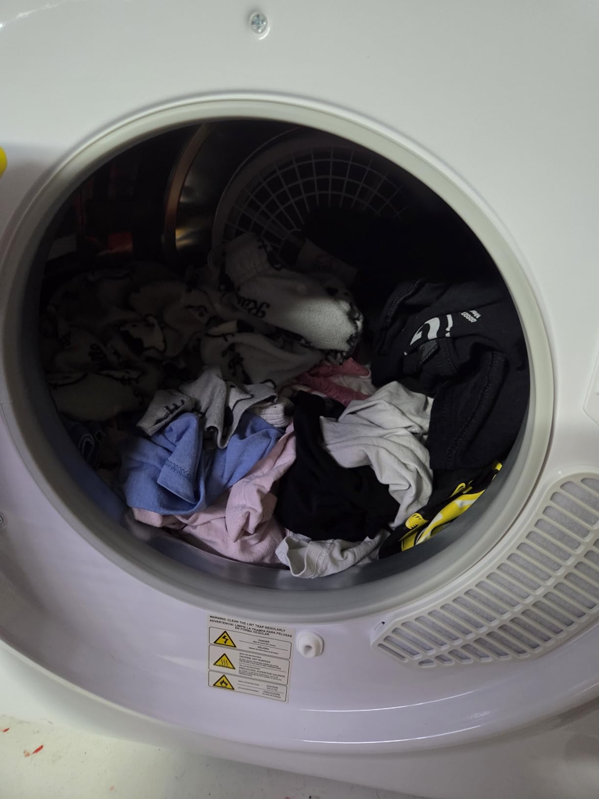 Euhomy 2.65 Cu. Ft. Portable Dryer for Clothes, 1400W Dryer with LCD Panel | 120V Electric Clothes Dryer with 4 Functions, Dryer Machine with Stainless Steel Drum, Small Dryers for Laundry, Apartments customer photo 2