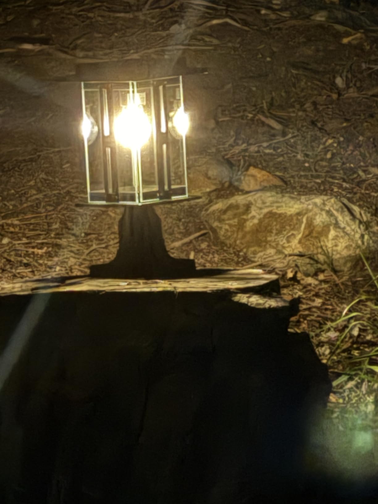 LUTEC Solar Lamp Post Light, 200 Lumens Dusk to Dawn Craftsman Style Post Light Waterproof Solar Powered with Pier Mount Base, Aluminum Post Lights Perfect for Outside customer photo 1