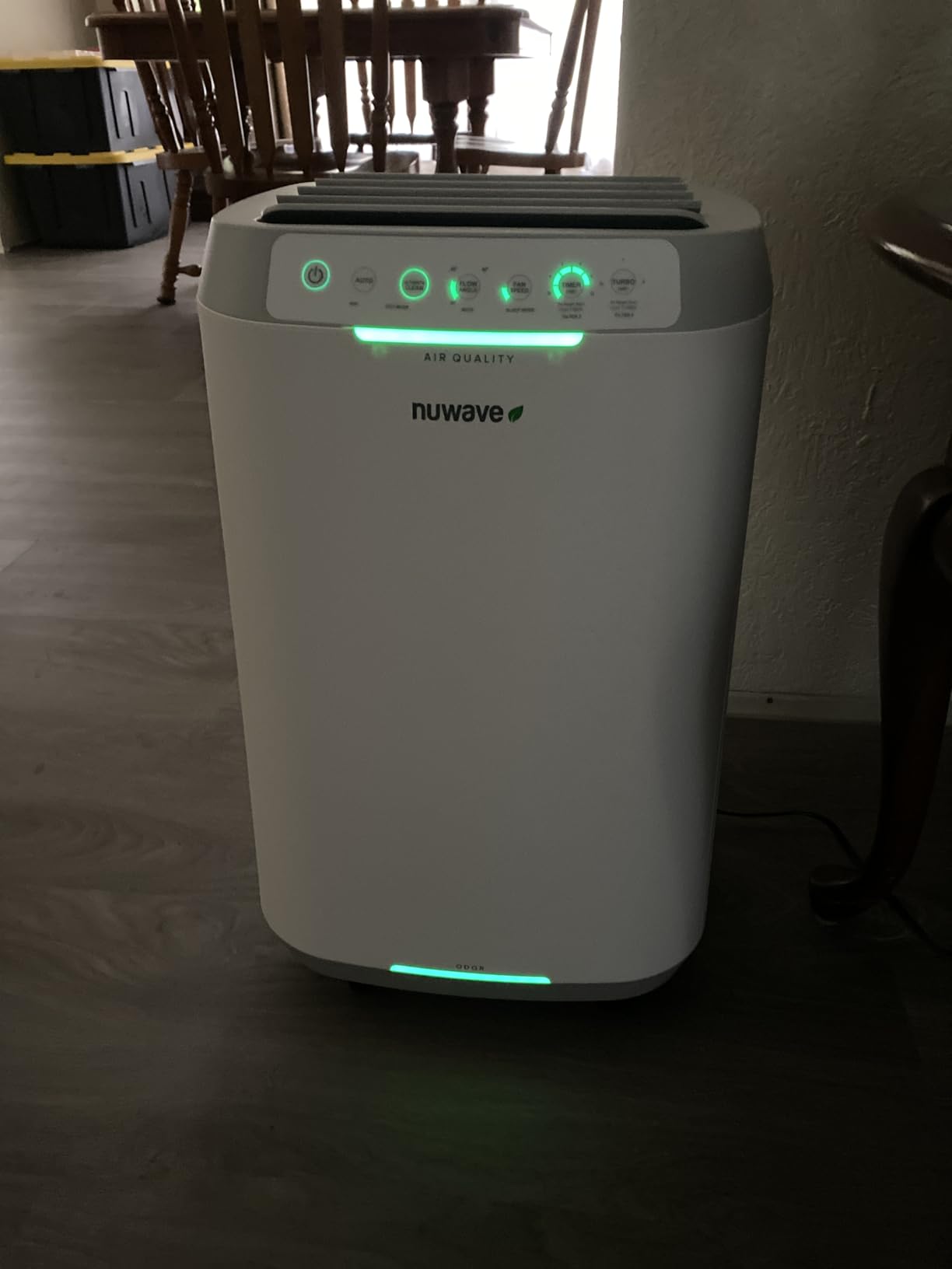Nuwave Forever Smart Air Purifier for Home, Never Replace Air Filter System | Patented 7-Stage Filtration, Cleans Large Room up to 2,002 Sq Ft, Adjustable Flow Panel, Washable & Reusable Filters customer photo 2