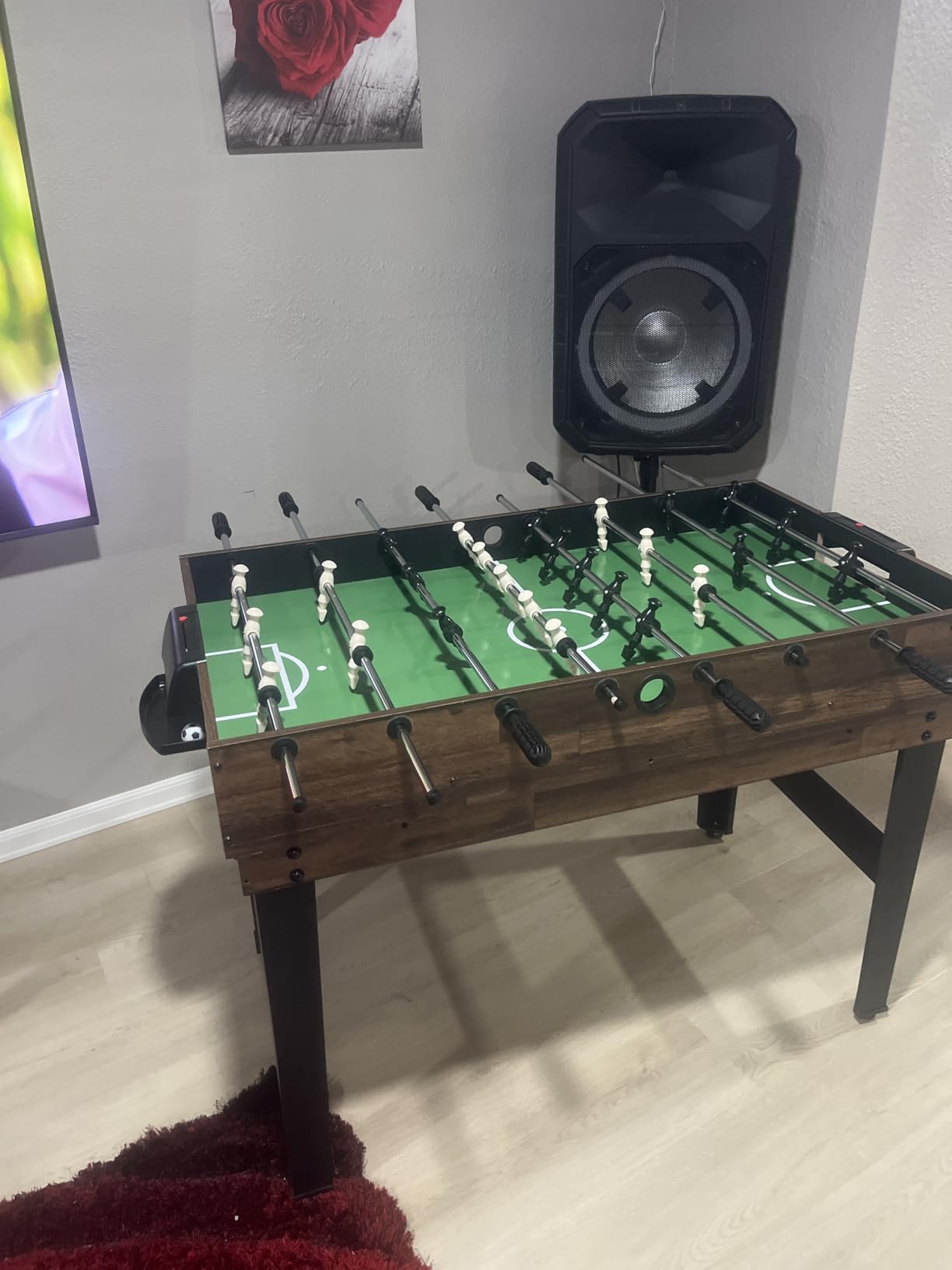 Best Choice Products 2x4ft Combo Game Table Set for Home, Game Room, Friends & Family w/Hockey, Foosball, Pool, Shuffleboard, Ping Pong, Chess, Checkers, Bowling, and Backgammon customer photo 1