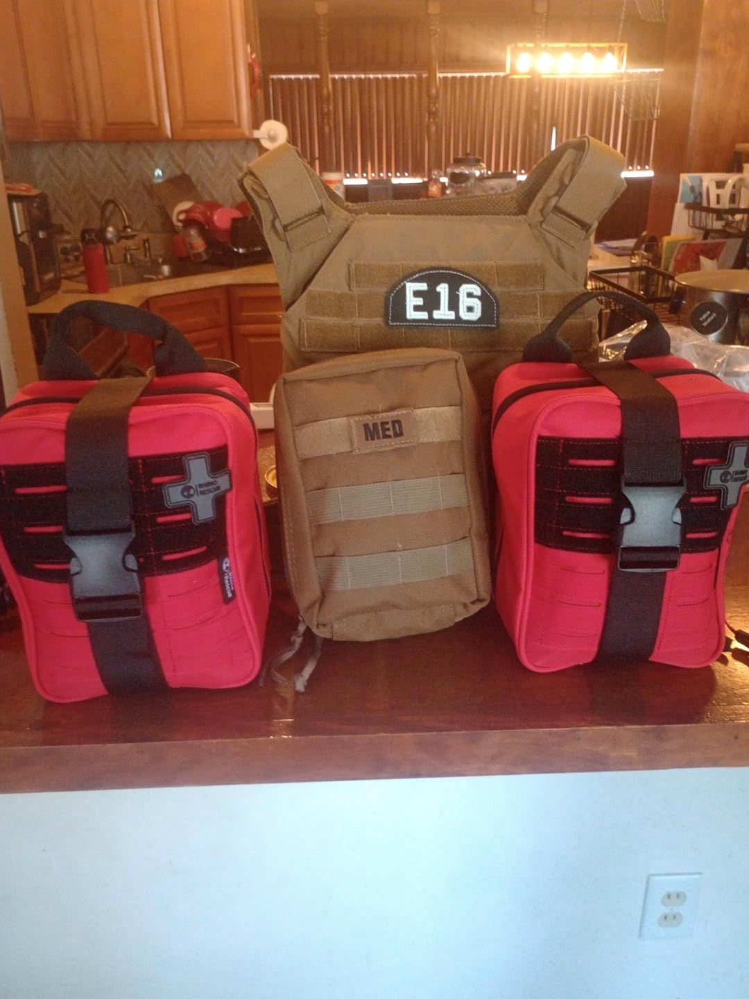 RHINO RESCUE IFAK Trauma Kit Pro with CAT Tourniquet (Red) | TCCC Compliant, Combat-Proven, Tactical Molle Pouch, Professional First Aid Kit, Military Medical Kit, HSA/FSA Approved customer photo 2