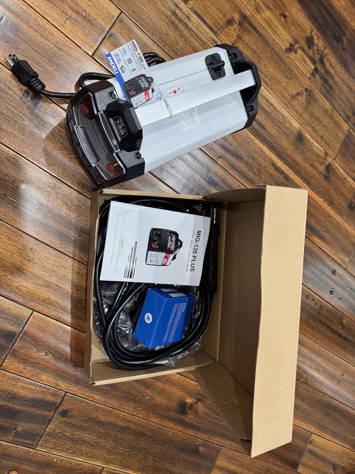 ANDELI 110V/220V MIG Welder 135A, PULSE Flux Core/Lift TIG/Stick 4-in-1 customer photo 1