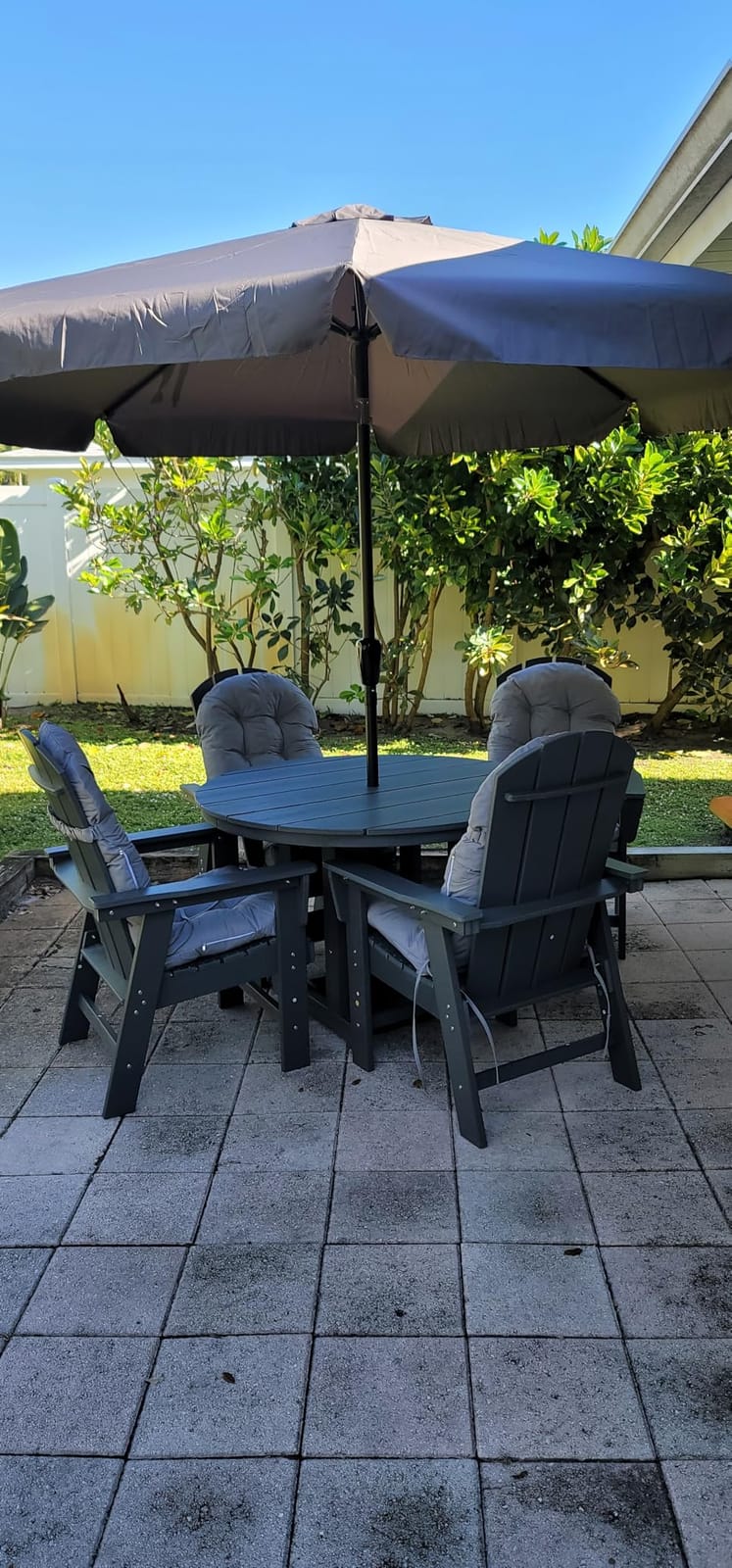 SERWALL 5-Piece Patio Dining Set, 45