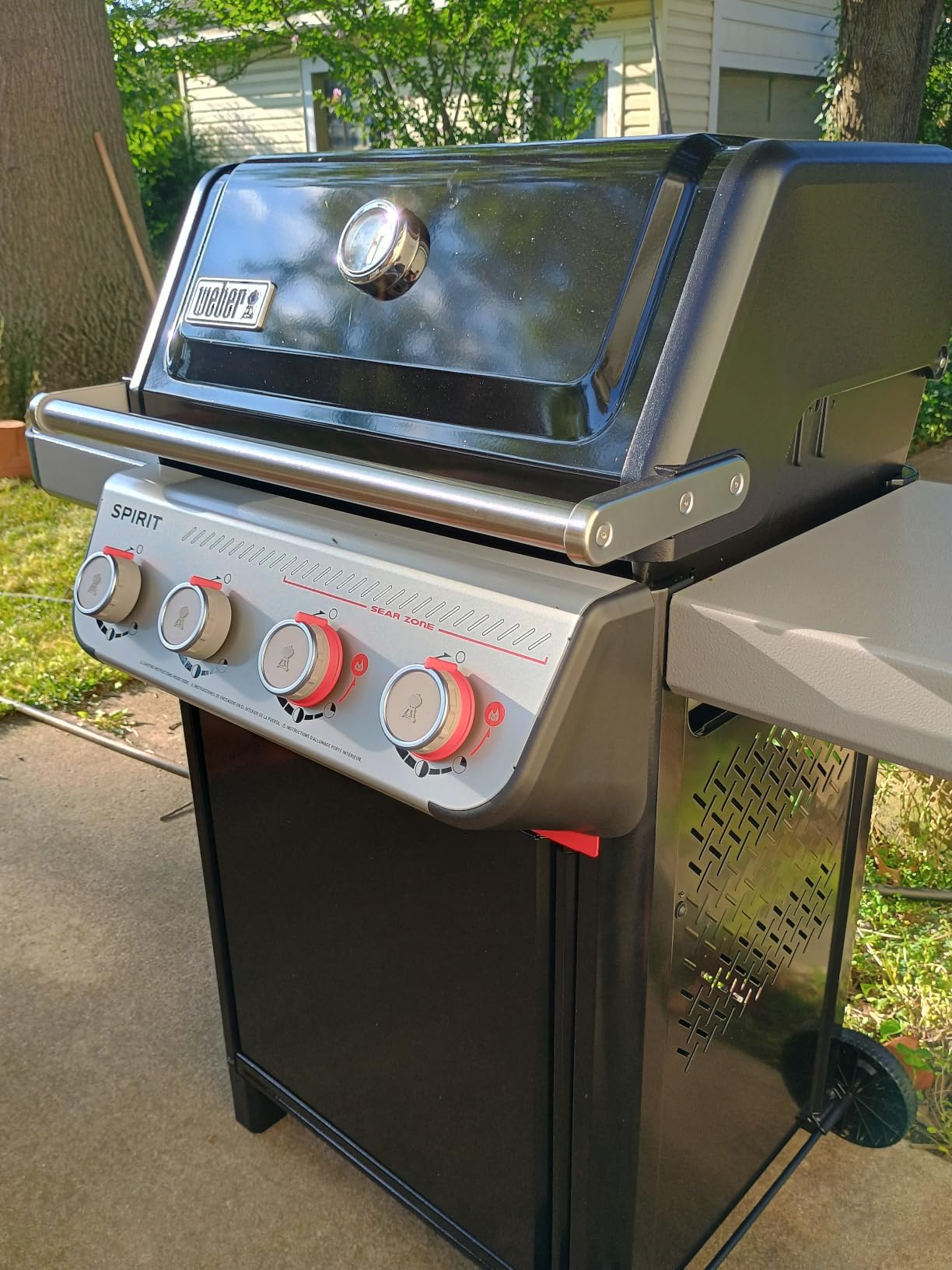Weber Spirit E-425 Gas Grill, Outdoor Cooking, Propane Gas Grill, Black customer photo 2