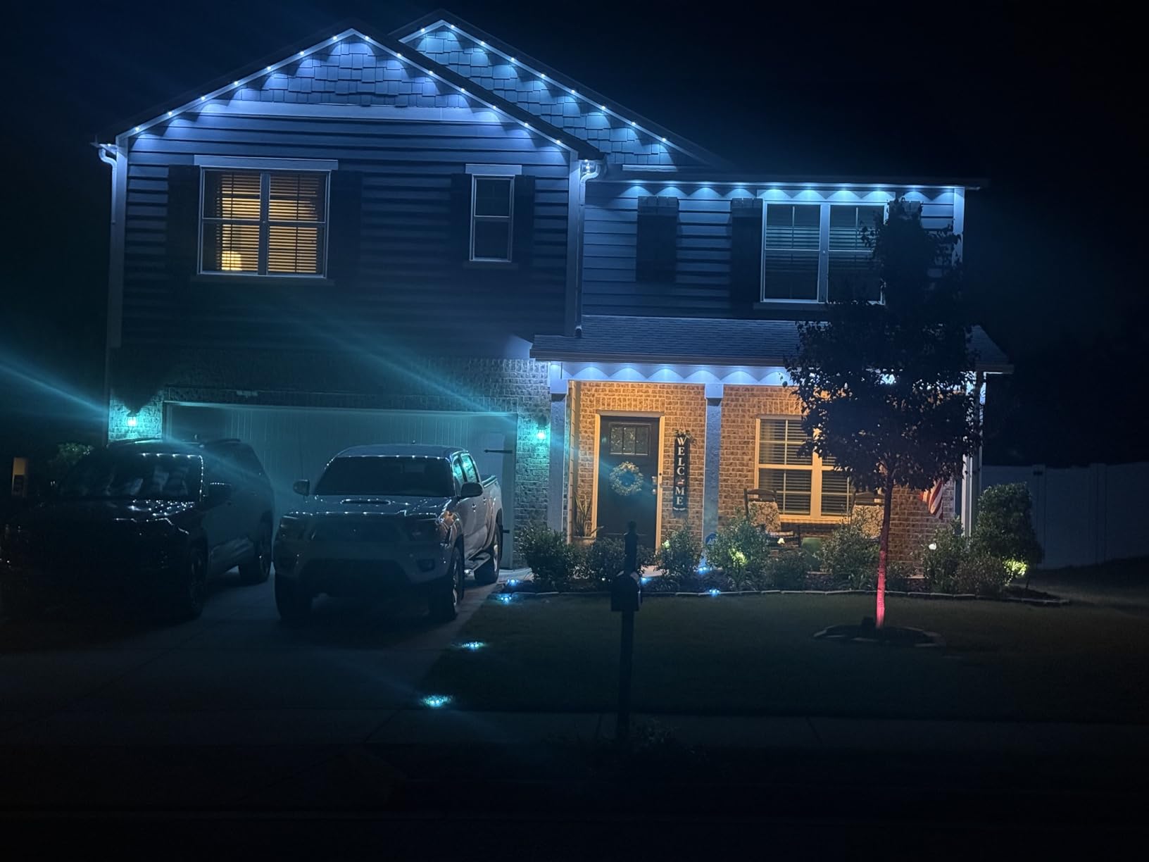 Solar Driveway Lights Solar Dock Lights 9 Colors, Waterproof IP68 | Outdoor, for Driveway Markers, Marine Dock, Pathway, Sidewalk, Warning Step (12 Pack) customer photo 2