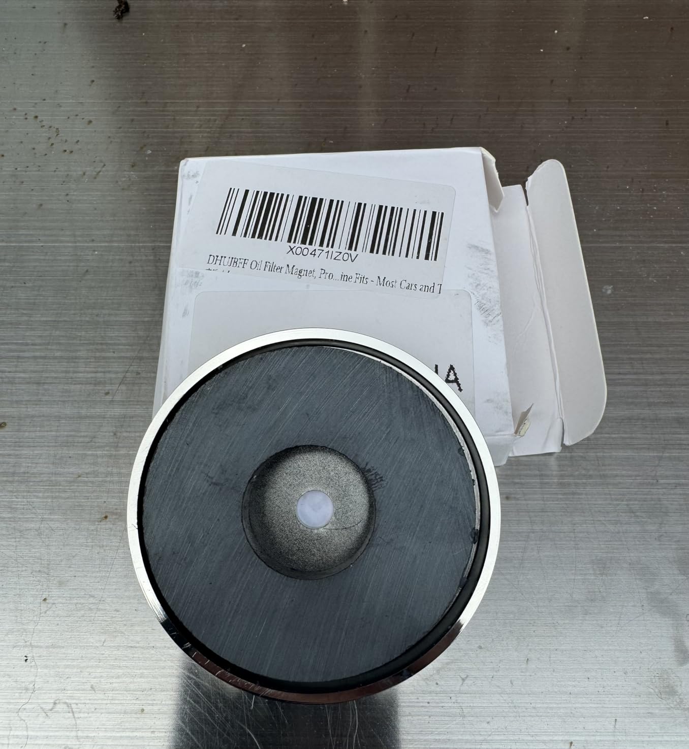 Universal Oil Filter Magnet Protect Our Performance Engine, Magnets Ring Oil Filter, Fit - Most Cars and Trucks 2PCS customer photo 1