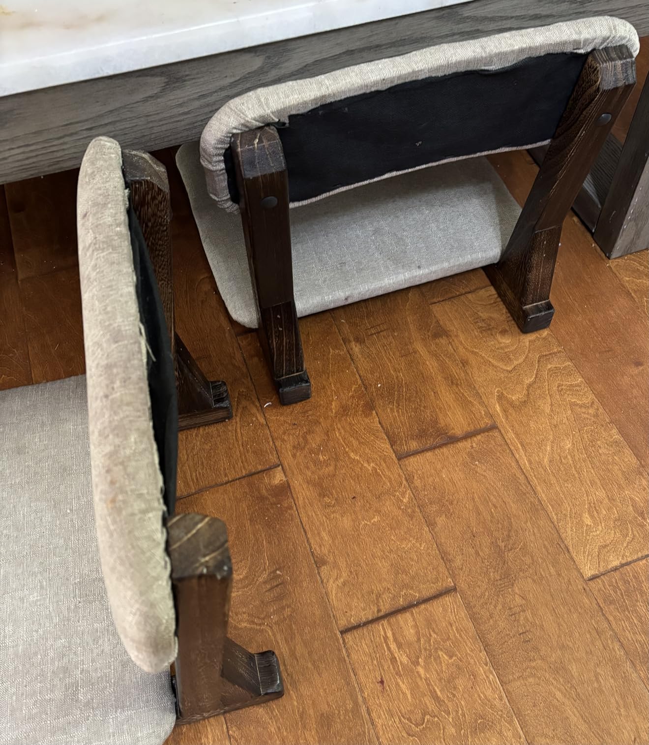 Meditation Floor Chair with Back Support, Tatami Seat | Ergonomic back support for floor sitting, Paulownia-wood non-folding frame, 5-min assembly for tatami, kotatsu customer photo 1