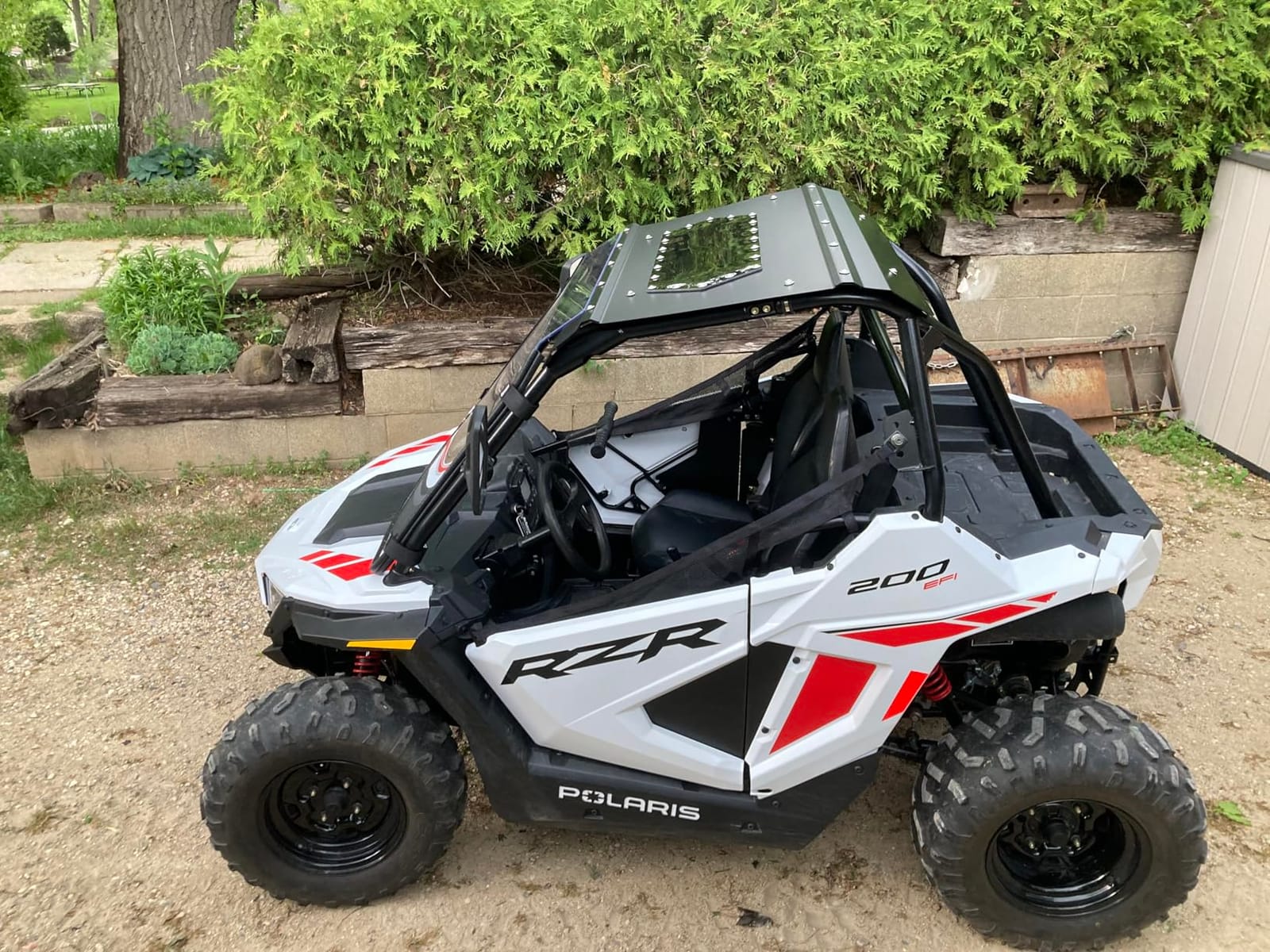KEMIMOTO Aluminum Roof w/Sunroof Compatible with Polaris RZR 200 | Sealed Waterproof Design customer photo 1