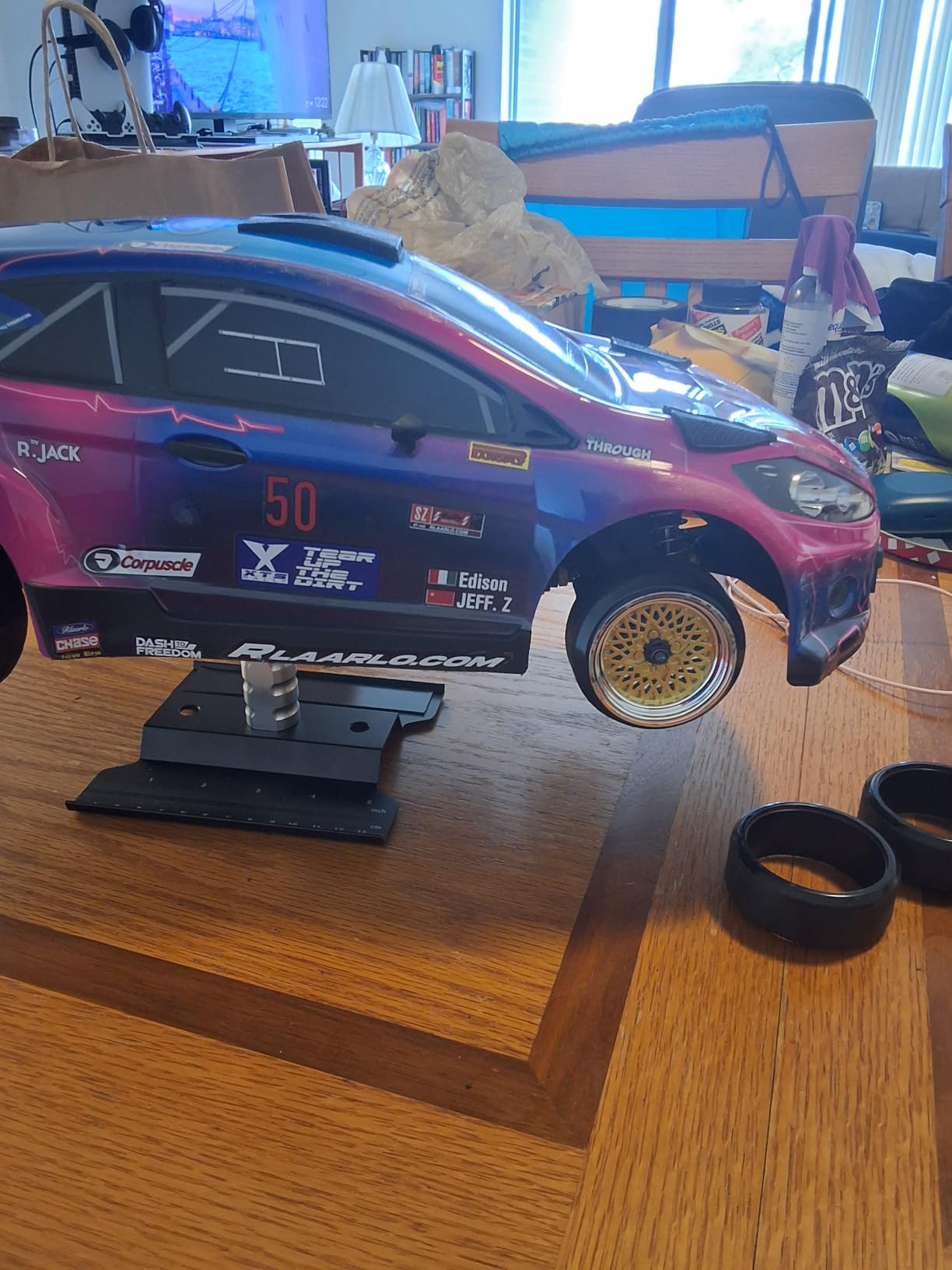 CROBOLL 1/10 Brushless Carbon Fiber RC Rally Cars with Gyro, Max 50 mph,RTR | RLAARLO Fast RC Car 2.4Ghz All Terrain Remote Control Car, Waterproof 4x4 Hobby RC Truck with 3S Battery customer photo 1