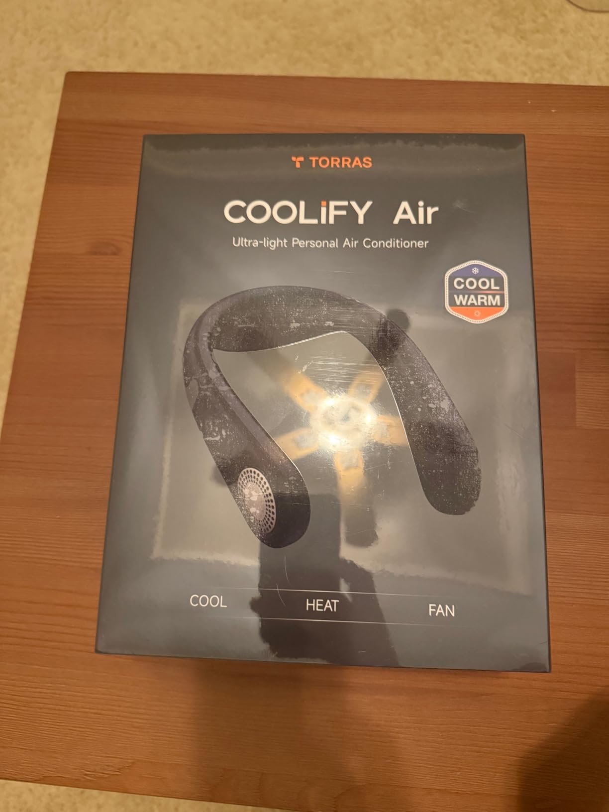 TORRAS COOLiFY Air 2026 Upgraded Neck Fan Air Conditioner, Dual-Airflow Pro Cooling, Ultra Light Portable Fan Rechargeable, Personal Cooling Fan Travel Essentials, Gift for Dad Husband Father, Black customer photo 1