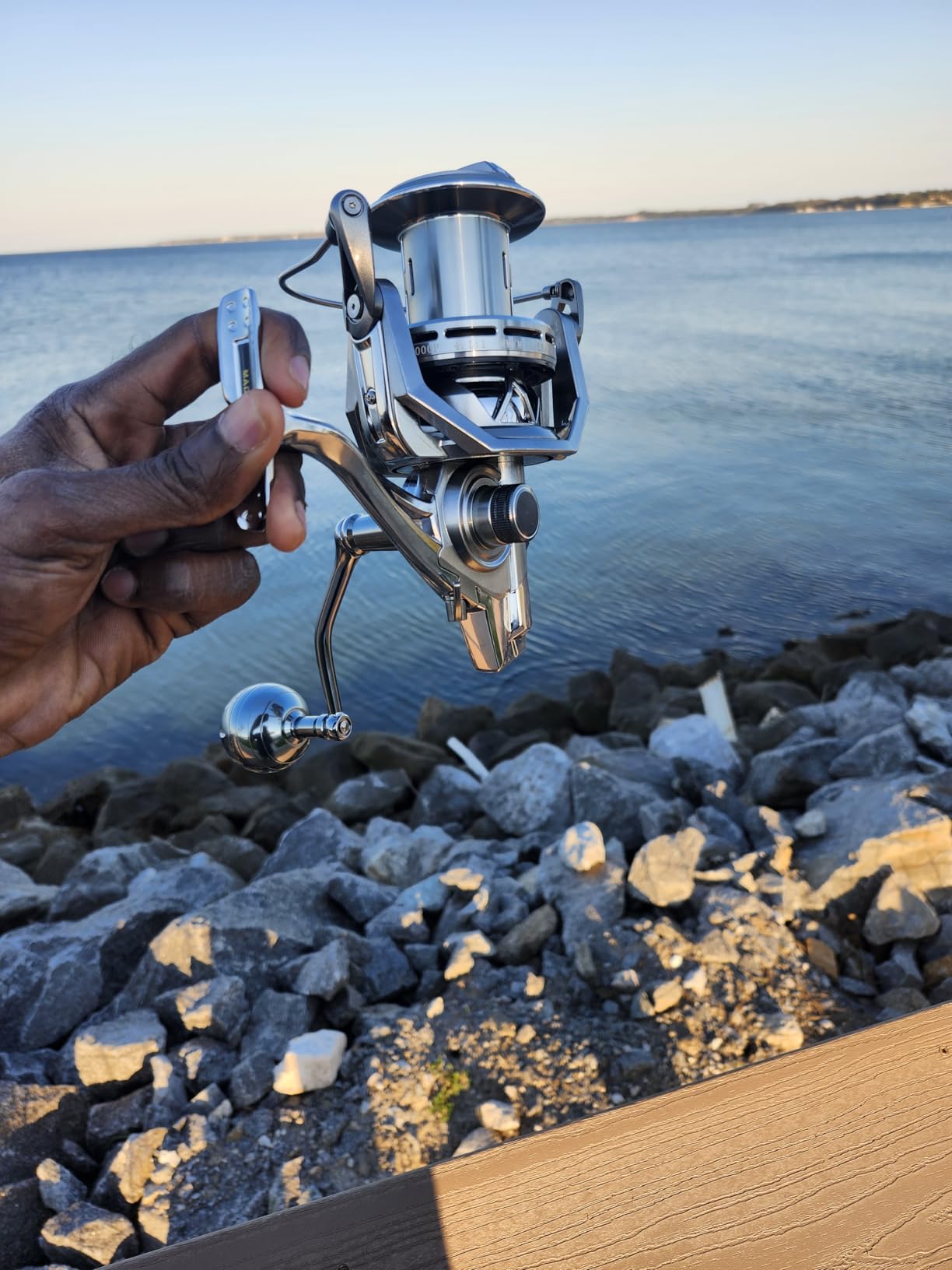 GARRET Spinning Reel, 8000/10000/12000 Aluminum Frame Surf Fishing Reels, Carbon Fiber 55LB Power Drag, Heavy Long Casting Inshore Saltwater & Offshore Saltwater Freshwater Fish Reel customer photo 1