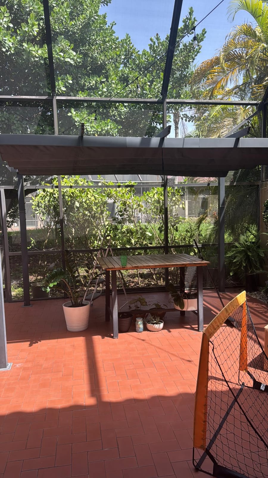Pergola Shade Cover Replacement Canopy Top Compatible with 10 X 13 ft 6-Bar Pergola Frames - Beige (Canopy Size 116