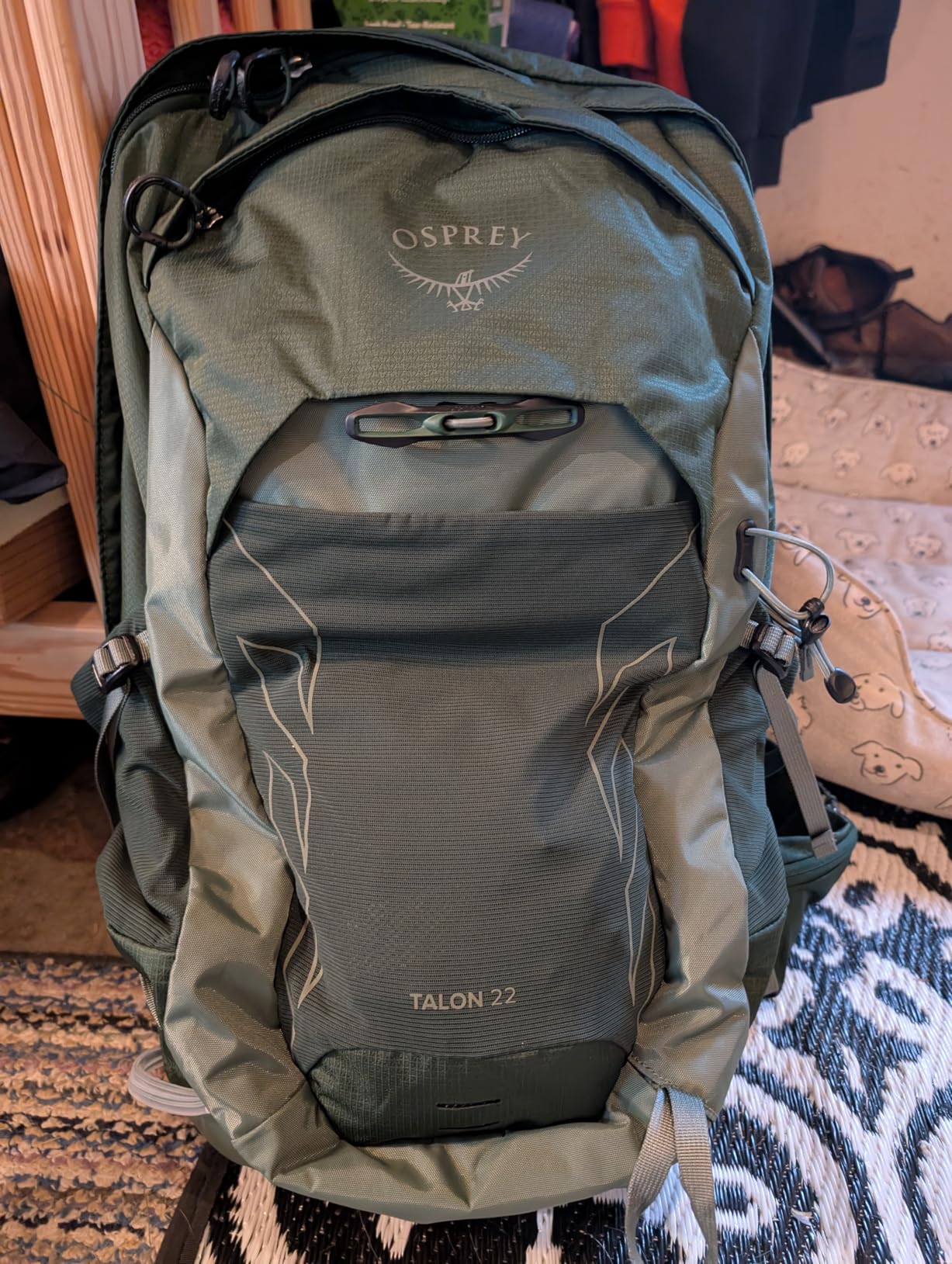 Osprey Talon 22L Men's Lightweight Hiking Backpack - Small Daypack for Travel & Camping, Phantom Grey/Dark Charcoal customer photo 2