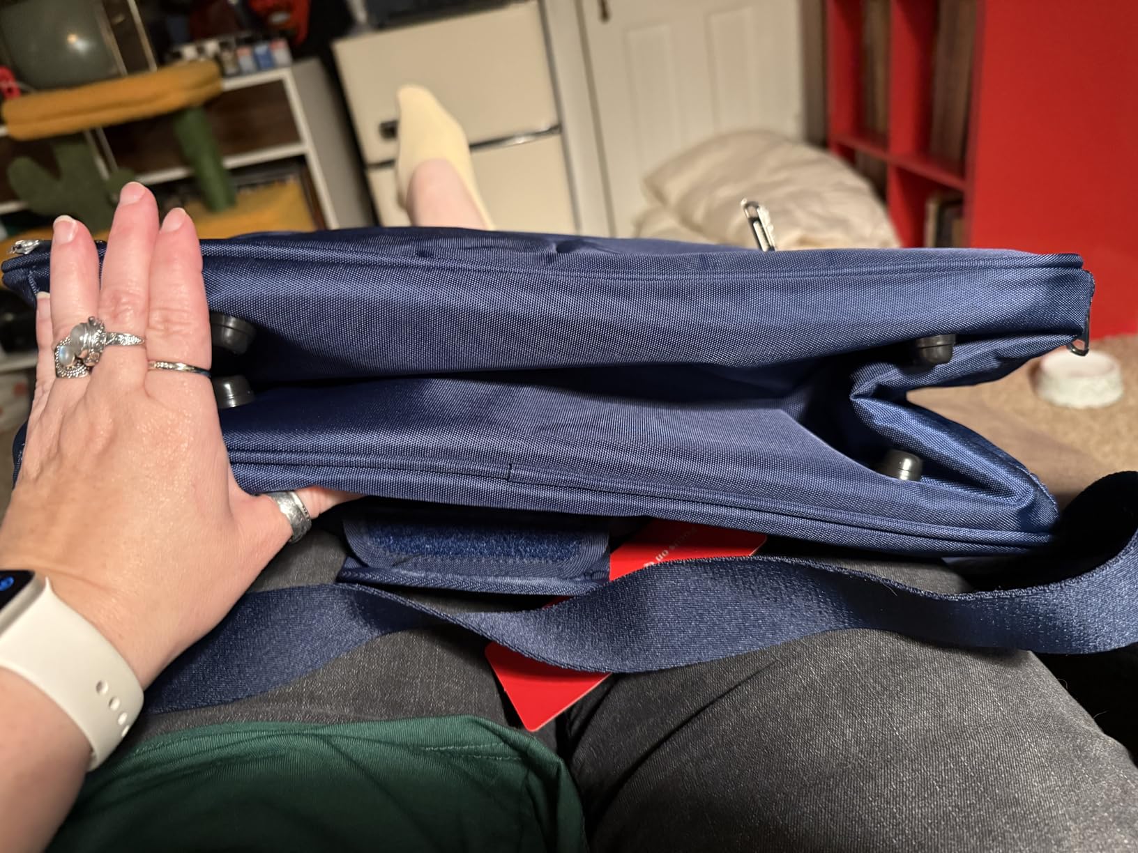 Small Underseat Carry On Luggage Bags for Travel with 10 Pockets customer photo 2