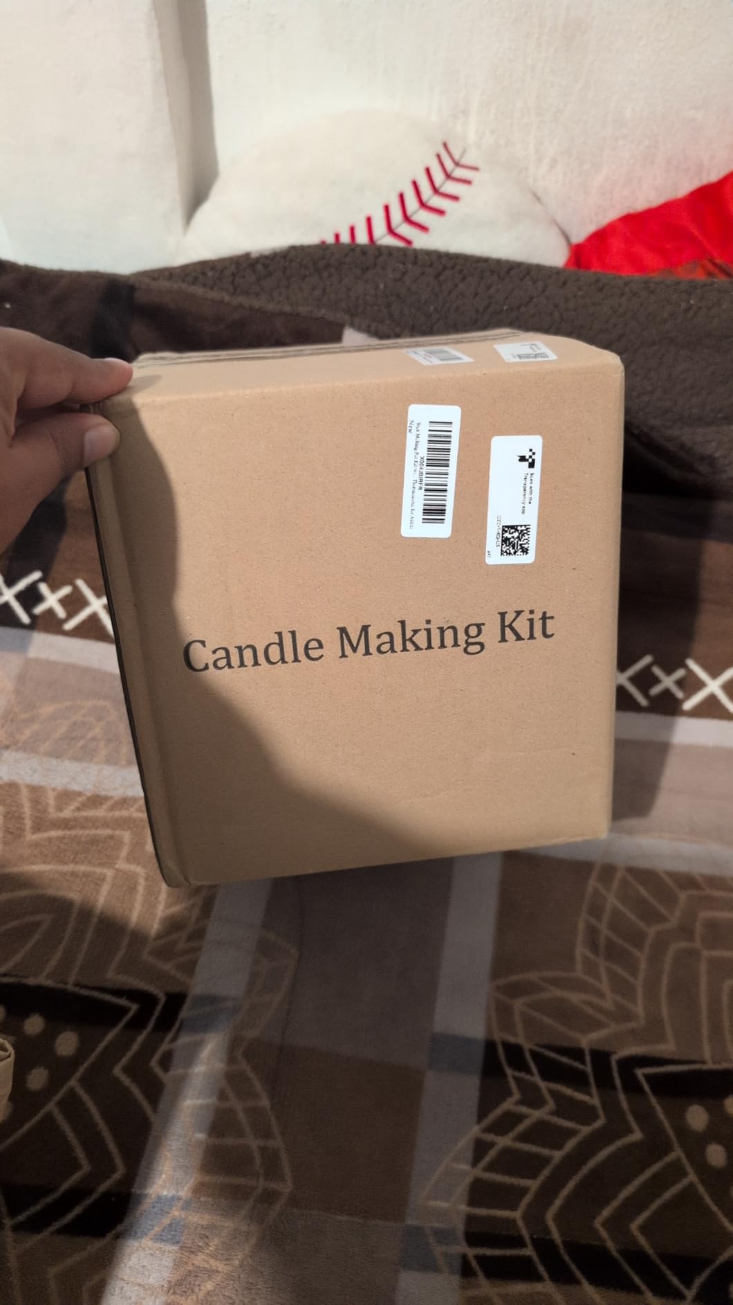 3lbs Soy Wax Melt Making Kit with Electric Wax Melting Pot | soy wax melter kit includes natural soy wax flakes, an electric wax melter, a thermometer, and wicks customer photo 1