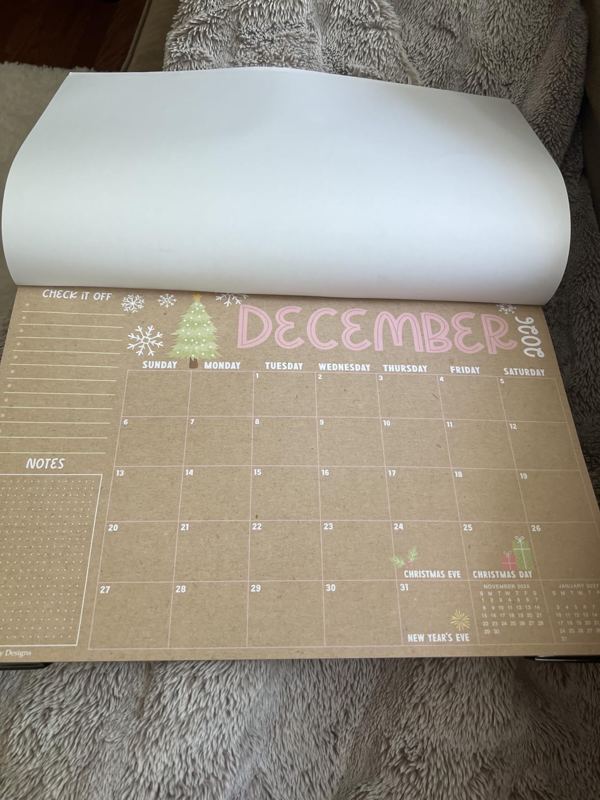 Large Teacher Desk Calendar 2026-2027 - Desktop Calendar 2026 | 18-Month Academic Desk Calendars for School, Home & Office customer photo 1