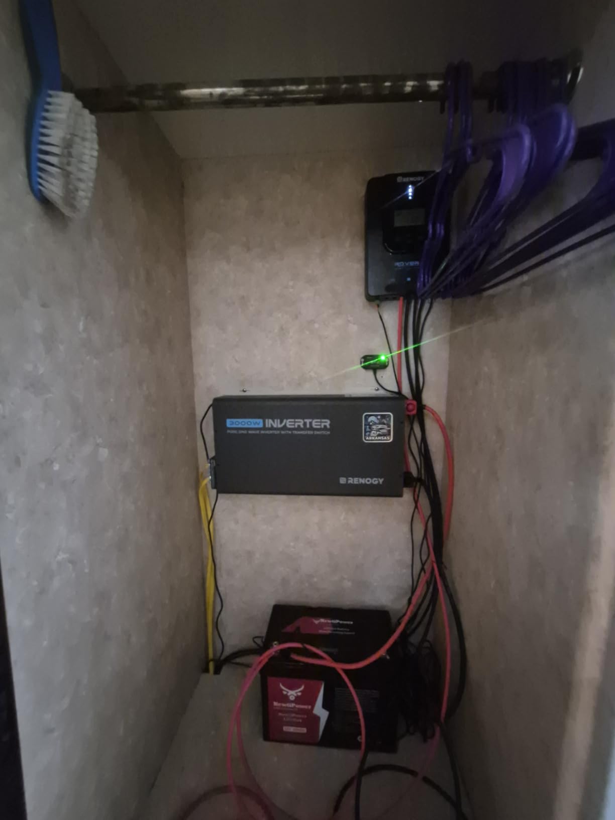 VATRER POWER 12.8V 460Ah Self-Heating LiFePO4 RV Battery, APP Monitoring | Built-in 300A BMS, Max. 3840W Load Power, 5880Wh Usable Energy, 5000+ Cycles Lithium Battery, Perfect for RV, Motorhomes customer photo 2
