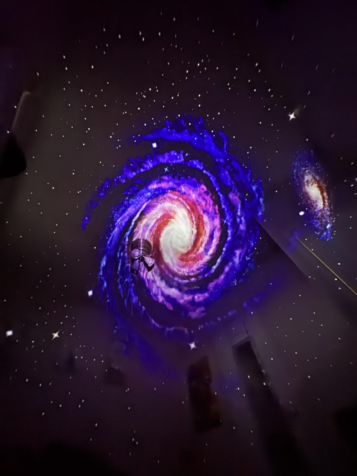Galaxy Projector Pro for Bedroom, 13 in 1 Planetarium Star Projector with Solar System & Constellation, Night Light for Ceiling - 360° Rotating with Timer, Adjustable Knob, Kids Adults Room Decor customer photo 1